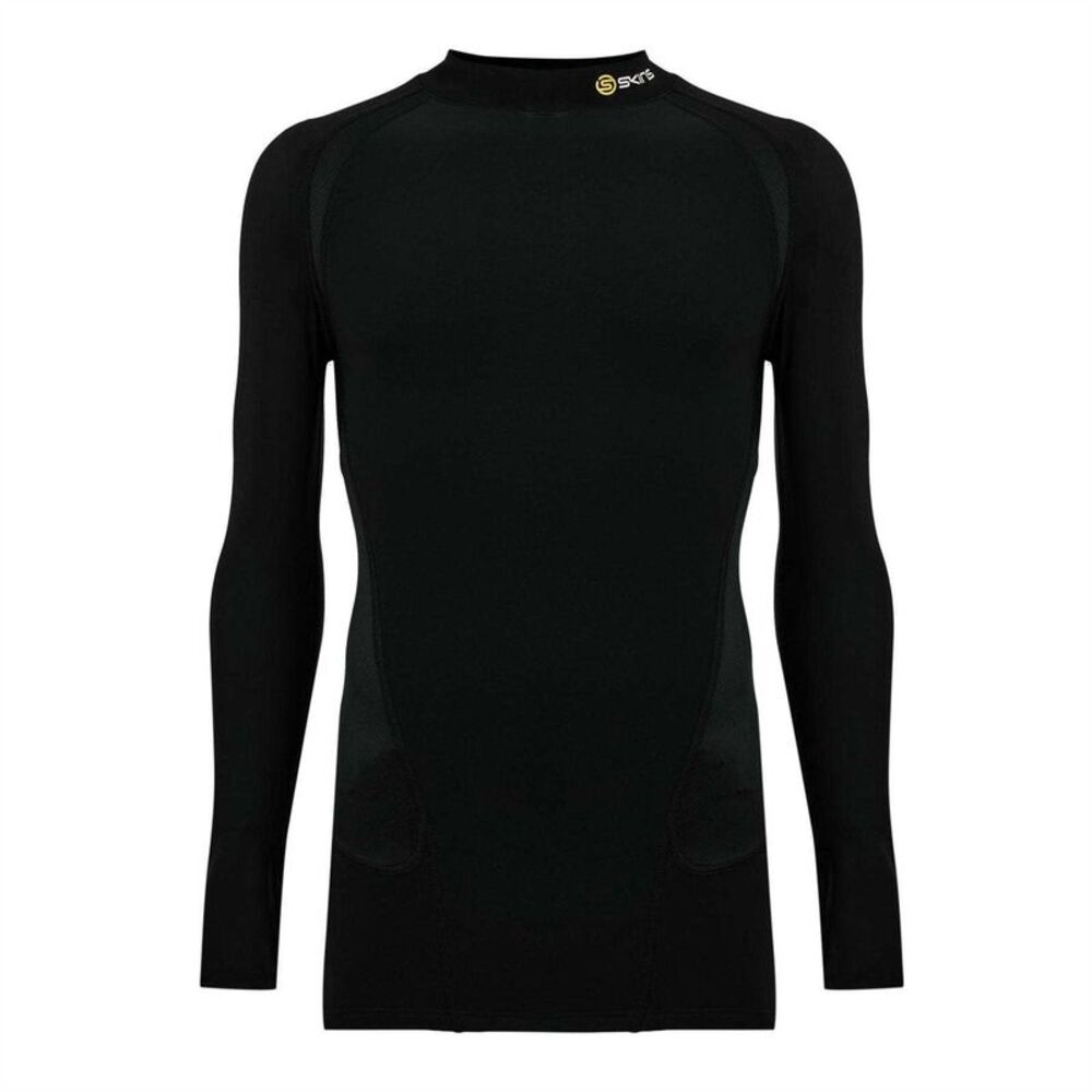 Skins Mens G400 Plain Performance Long-Sleeved Top / Black